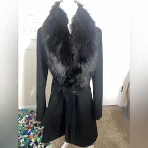 Calvin Klein Black wrap jacket